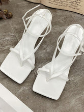 Emery Ankle Buckle Toe Heel